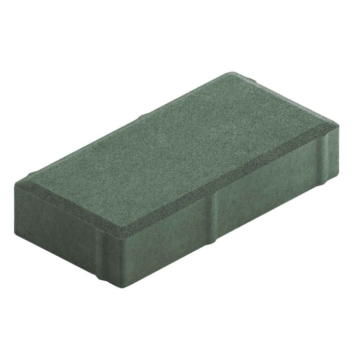 Брусчатка тротуарная 200х100х70 Зеленый